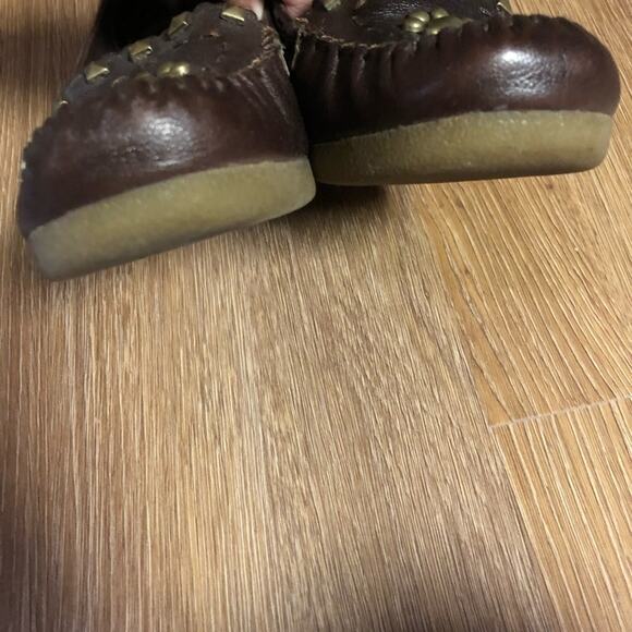 Women’s ALDO Brown Wedge Loafer Size 39 - Picture 3 of 6